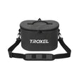 Bolsa de tela Troxel para transportar y proteger un casco de equitación, con forro de felpa
