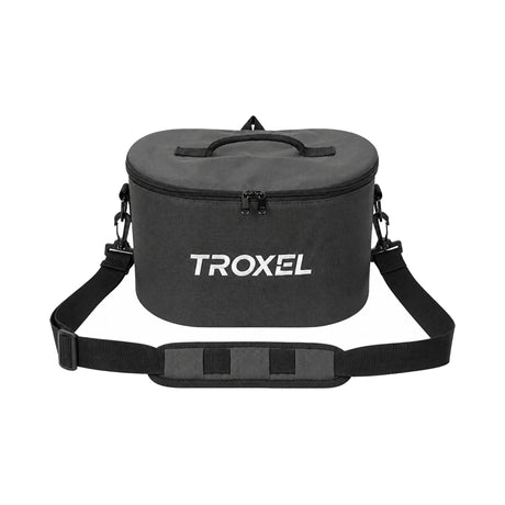 Bolsa de tela Troxel para transportar y proteger un casco de equitación, con forro de felpa