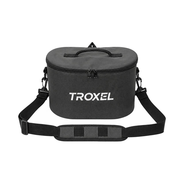 Bolsa de tela Troxel para transportar y proteger un casco de equitación, con forro de felpa