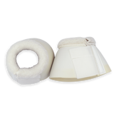 JACKS BOTAS DE CAMPANA DE PLASTICO CON BORREGA Y VELCRO TALLA MEDIANA (BLANCO)