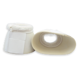 JACKS BOTAS DE CAMPANA DE PLASTICO CON BORREGA Y VELCRO TALLA MEDIANA (BLANCO)
