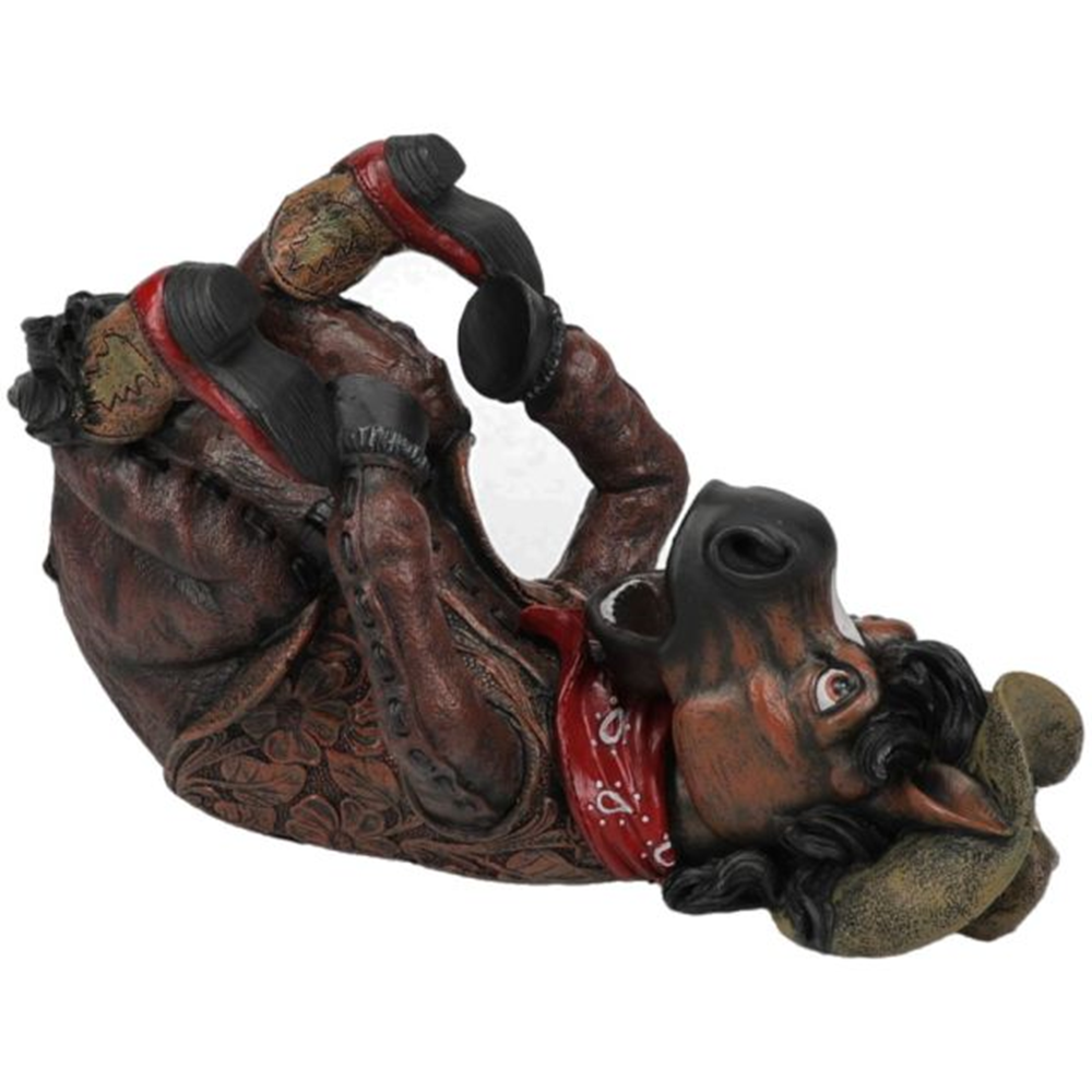 SOPORTE PARA BOTELLAS DE VINO EN FORMA DE CABALLO COWBOY