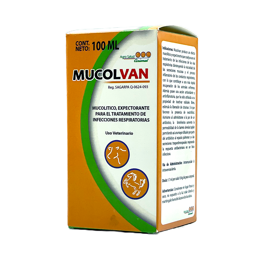 MUCOLVAN (BROMHEXINA HCL 3 MG/ML) 100 ML