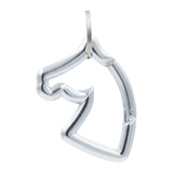 LLAVERO MOSQUETÓN FORMA CABEZA CABALLO