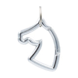 LLAVERO MOSQUETÓN FORMA CABEZA CABALLO
