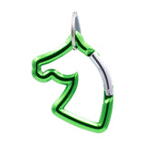 LLAVERO MOSQUETÓN FORMA CABEZA CABALLO
