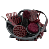 WEAVER KIT DE GROOMING CON 7 CEPILLOS VARIADOS (PLAID AZTEC)