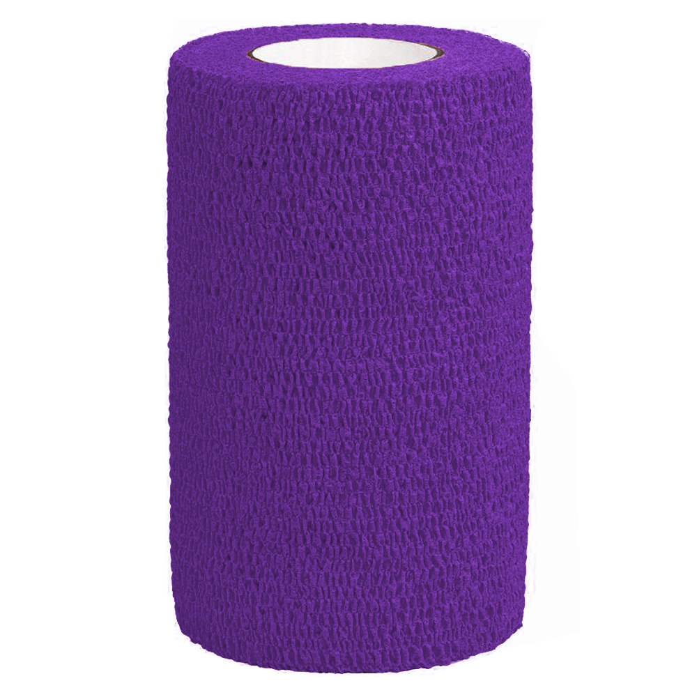 FLEXWRAP E-Z TEAR BANDAGE 4" PURPLE (ASPEN)