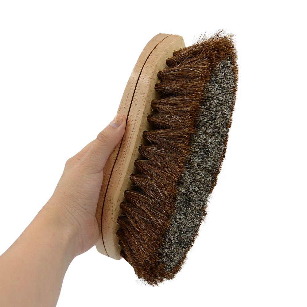 CEPILLO LEGENDS PARA ACABADO DUO COLOR CURVO PELO DE CABALLO