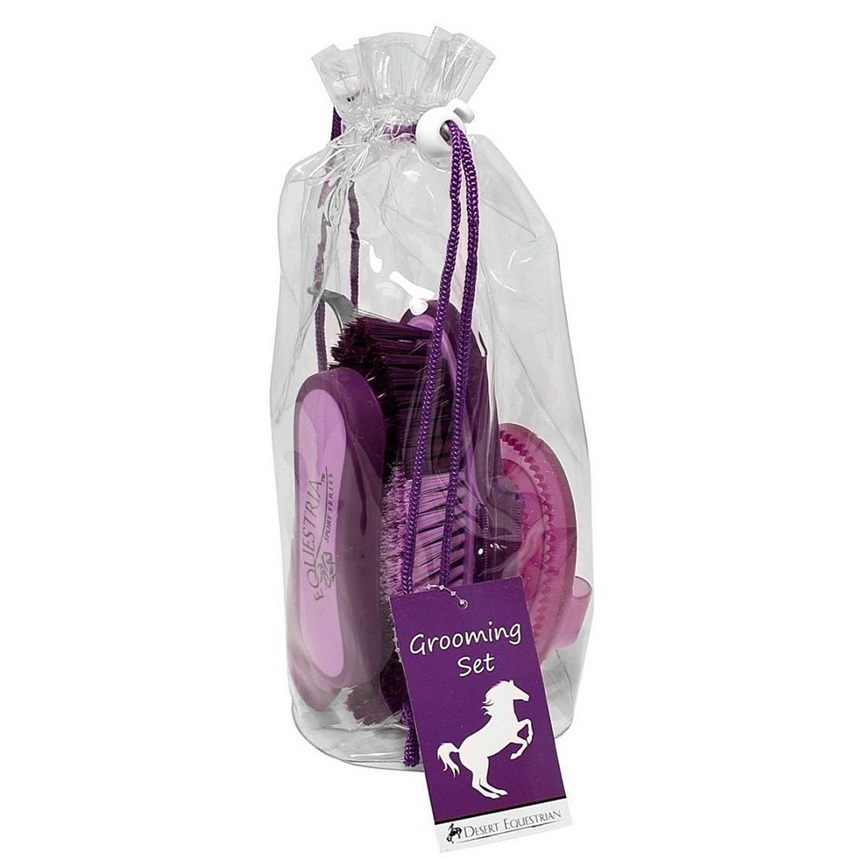 EQUESTRIA SPORT GROOMING ESSENTIALS JUEGO DE ASEO DE 4 PIEZAS