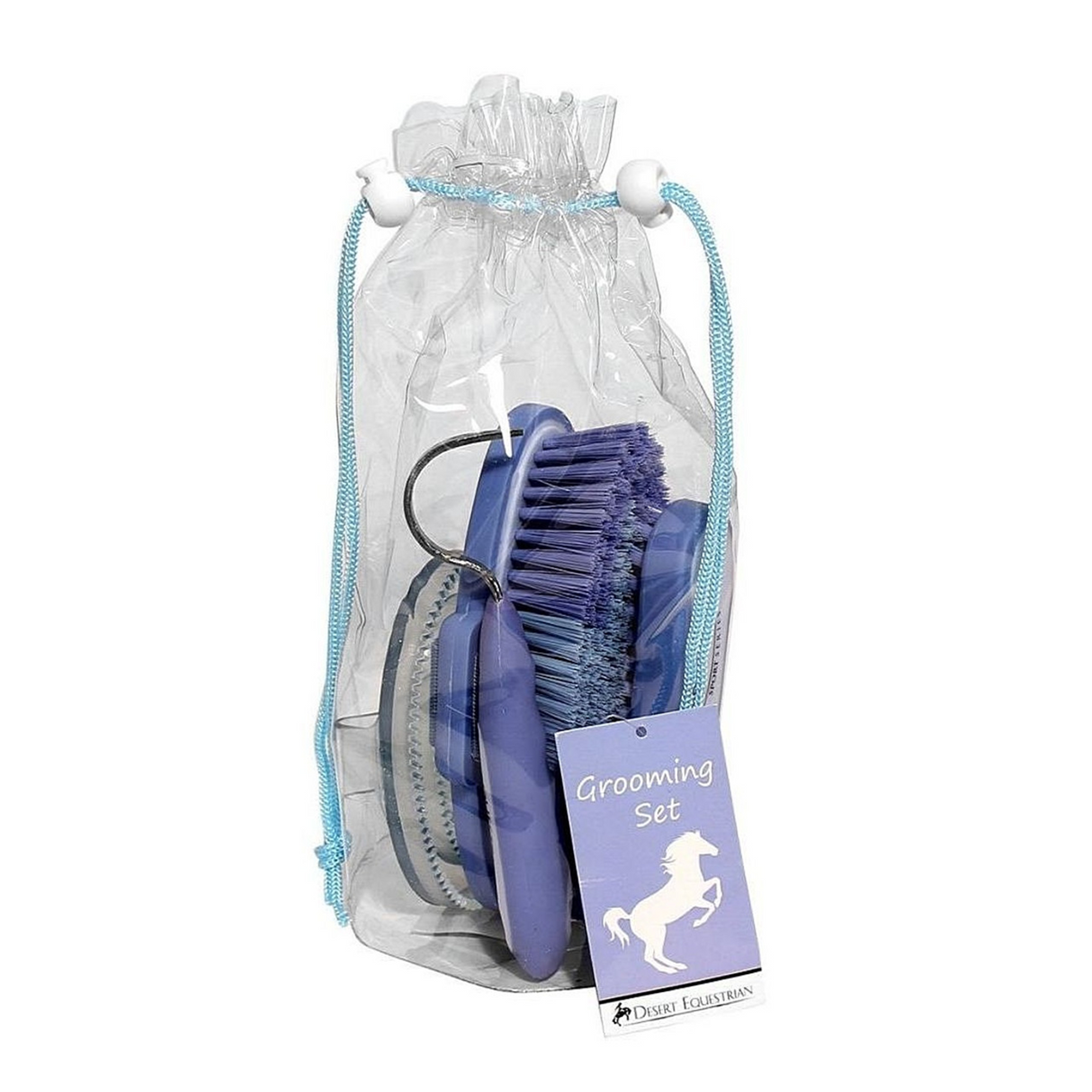 EQUESTRIA SPORT GROOMING ESSENTIALS JUEGO DE ASEO DE 4 PIEZAS