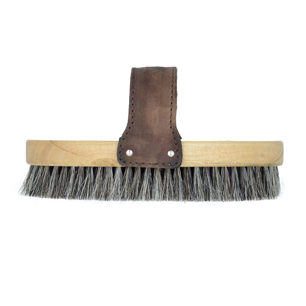 CEPILLO LEGENDS CORPORAL ESTILO INGLES C CRIN DE CABALLO (ESTAMPADO A CUADROS)