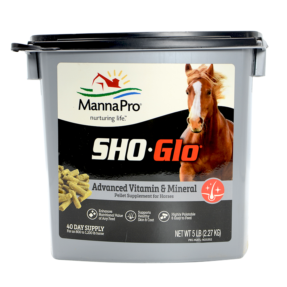 SHO-GLO EQUINE PELLETS 5 LBS