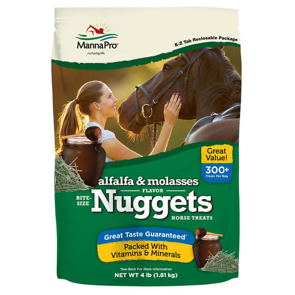 PREMIOS BITE SIZE NUGGET 4 LBS SABOR ALFALFA CON MELAZA