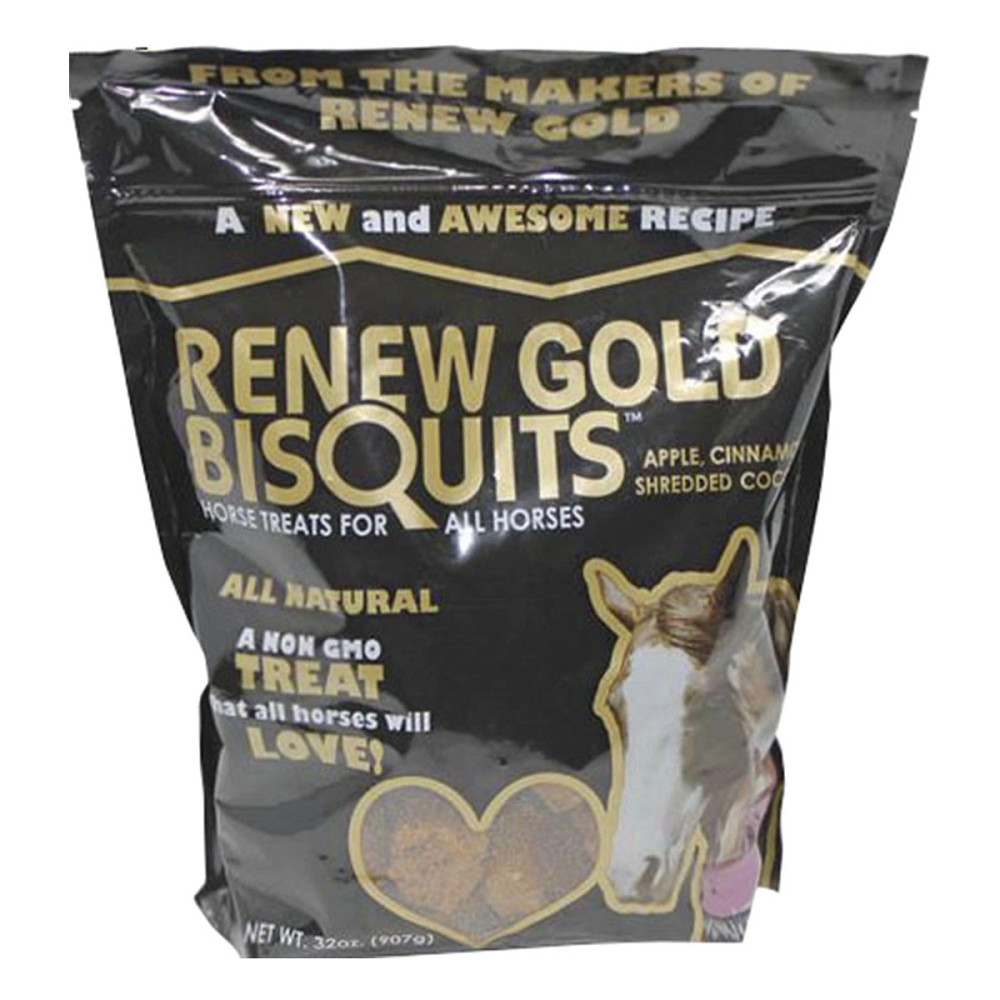 GOLOSINAS RENEW GOLD BISCUITS PARA CABALLOS SIN GMO 2 LBS