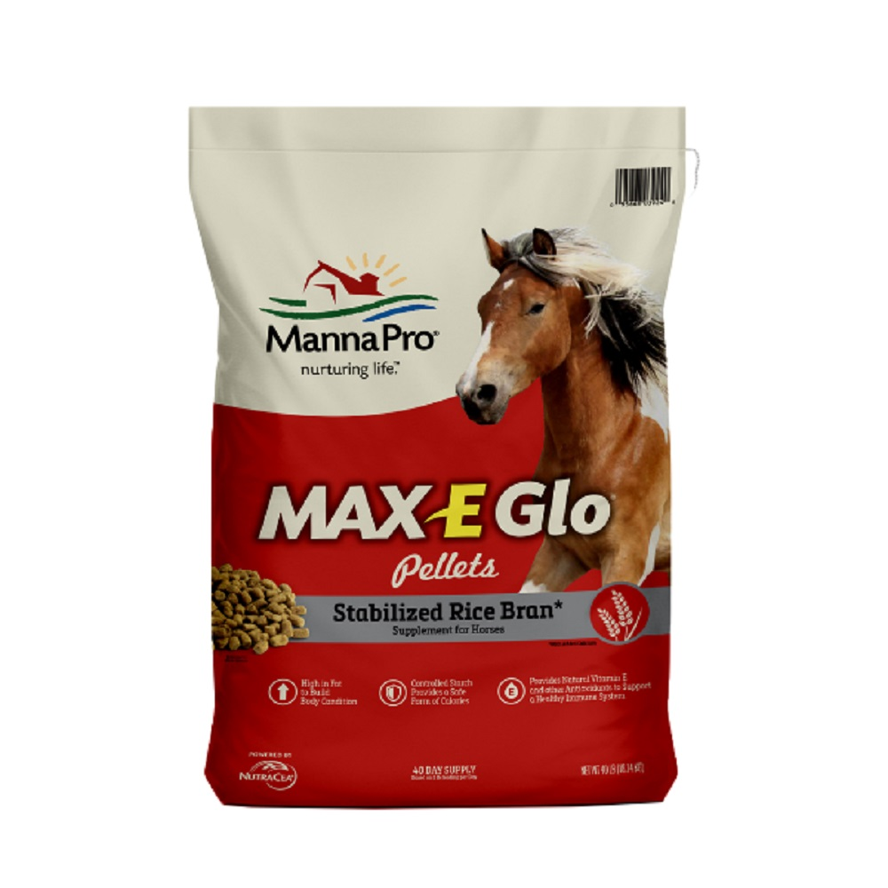 MAX-E-GLO SALVADO DE ARROZ ESTABILIZADO 40 LBS (PELLETS)