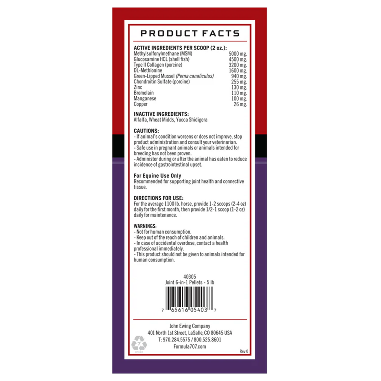 FORMULA 707 JOINT 6 IN 1