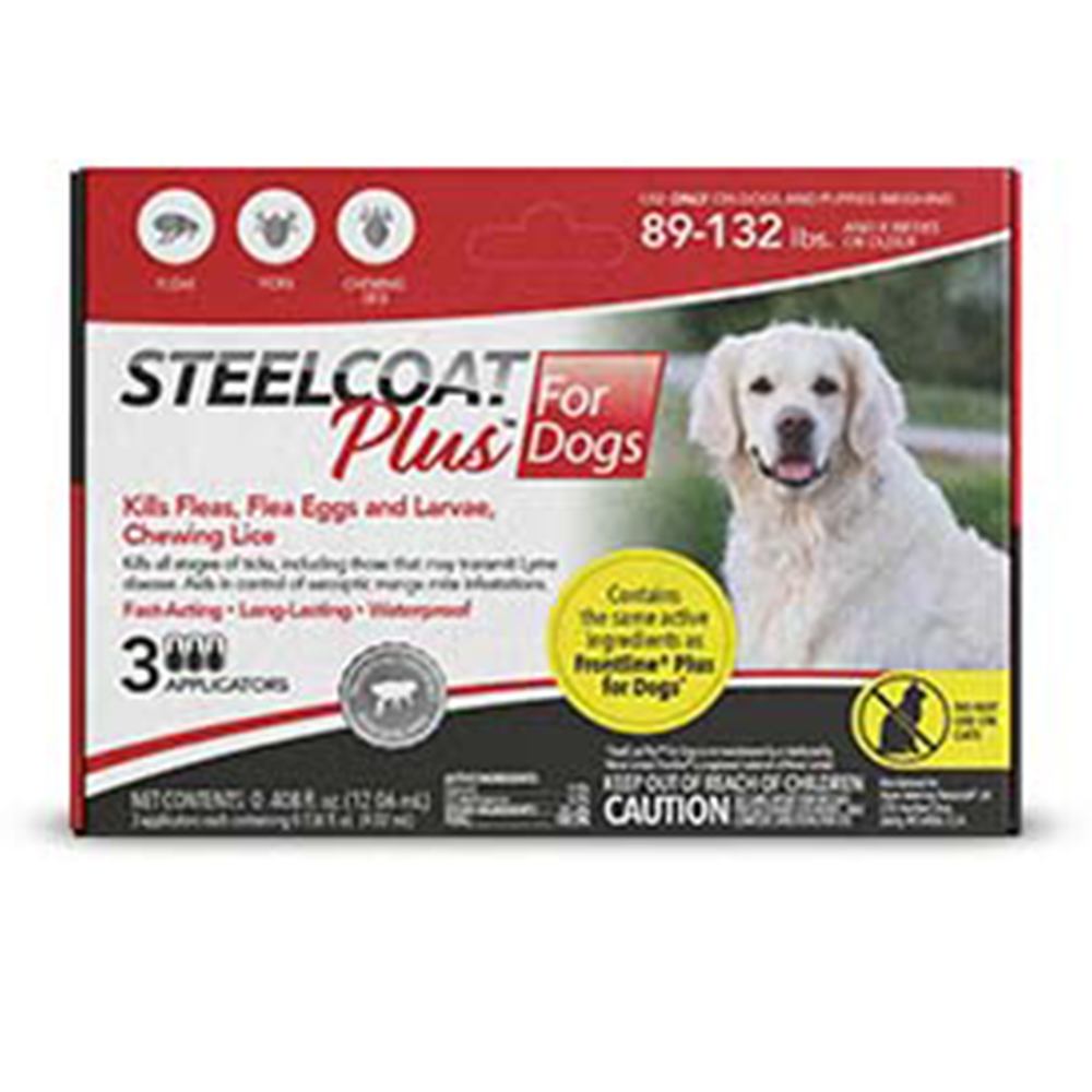 STEELCOAT PLUS PARA PERROS ENTRE 40 A 60 KILOS FIRST COMPANION (CON 3 DOSIS)