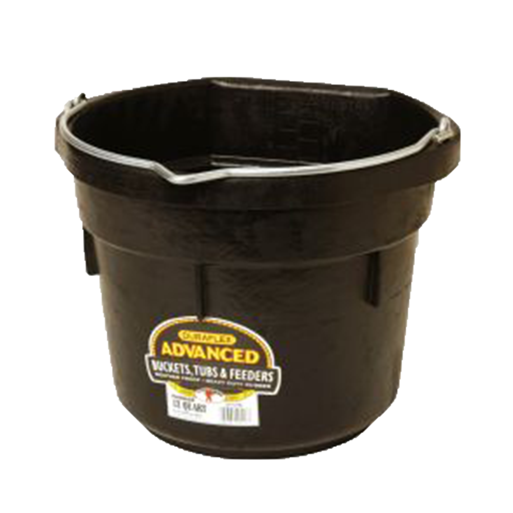TINA VULCANIZADA LADO PLANO 12 QT (BUCKET FLAT BACK 12 QT) DF12FB
