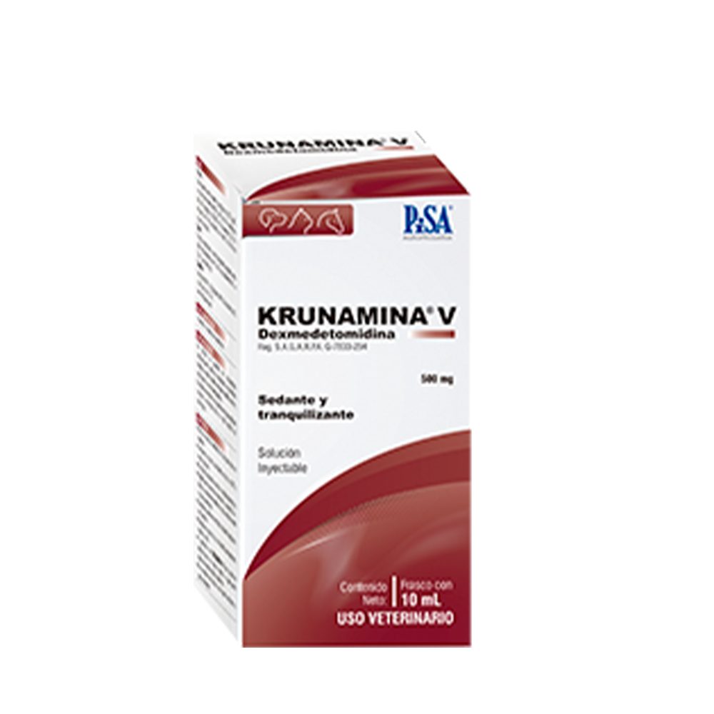 KRUNAMINA V 10 ML (CLORHIDRATO DE DEXMEDETOMIDINA 0.5 mg/ml)