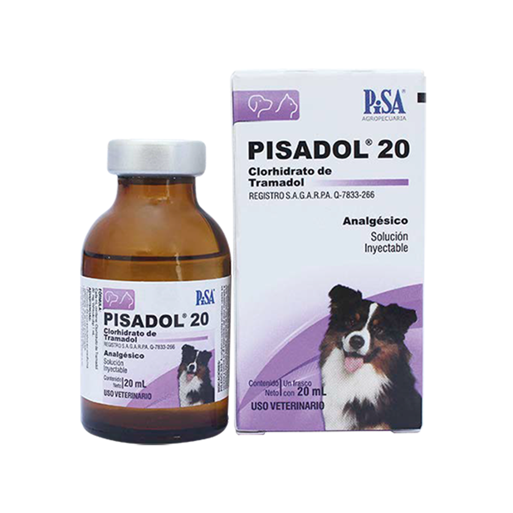 PISADOL 20 SOLUCIÓN INYECTABLE 20 ML (TRAMADOL 20 mg/ml)