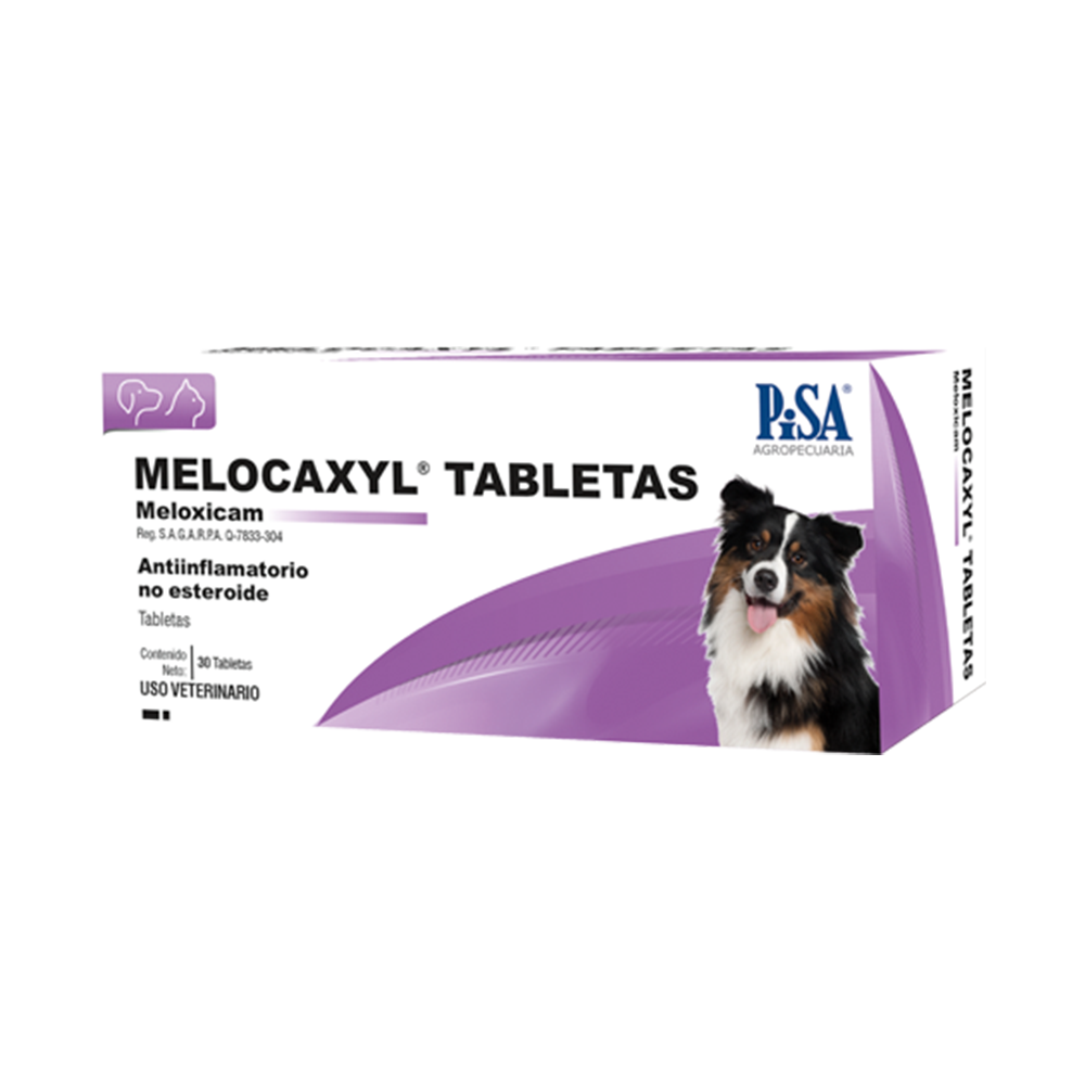 MELOCAXYL CON 30 TABLETAS (MELOXICAM 1 MG)