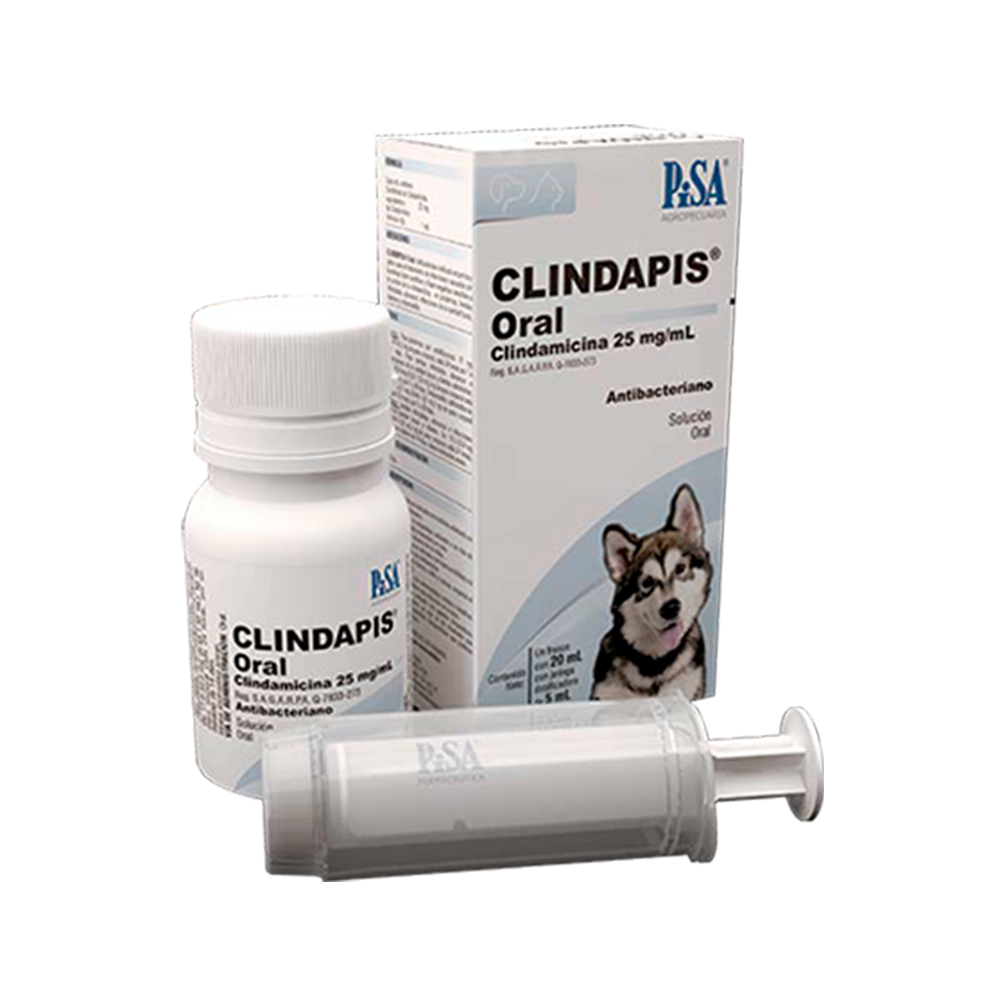 CLINDAPIS SOLUCION ORAL 20 ML (CLINDAMICINA 25 mg/ml)