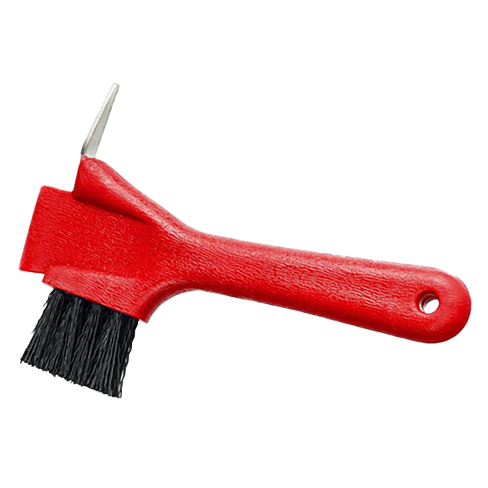 TOUGH 1 3 EN 1 GROOMING TOOL (PICO, CEPILLO Y RASPADOR PARA CASCOS) ROJO