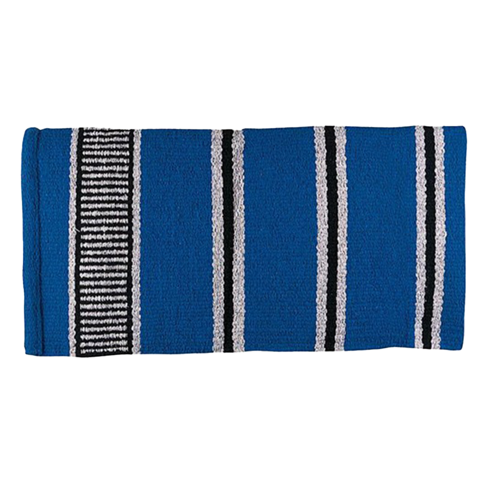 WEAVER SUADERO DE SILLIN DE TEJIDO DOBLE 32'' X 64''' (AZUL/NEGRO/GRIS)