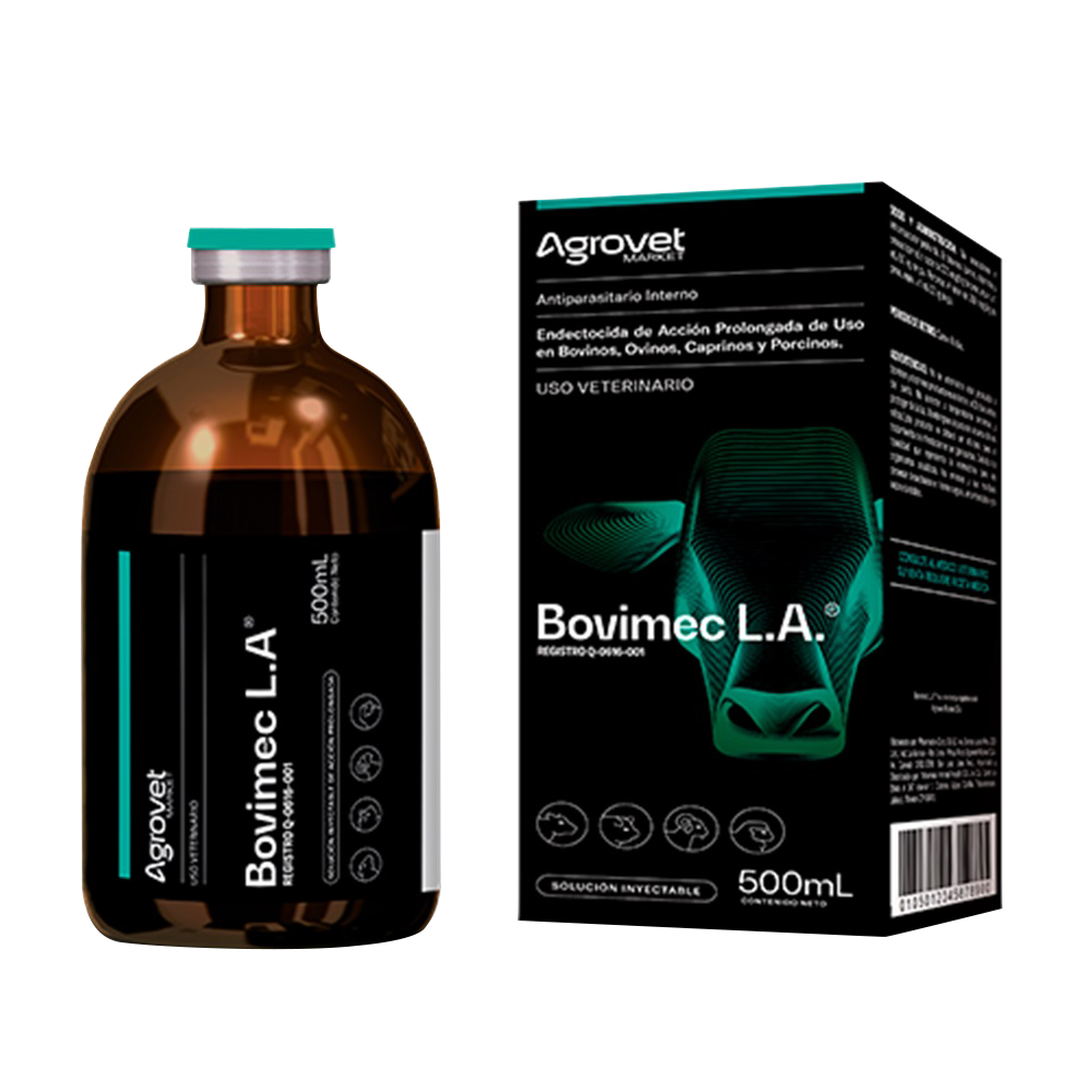 BOVIMEC L/A 500 ML SOLUCION INYECTABLE (IVERMECTINA 1%)