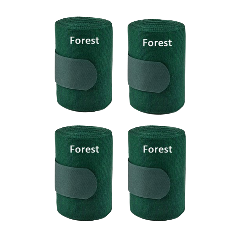 JACKS COTTON TURF BANDAGES 4'' X 9''  (VENDAS PARA CARRERAS) (FOREST)