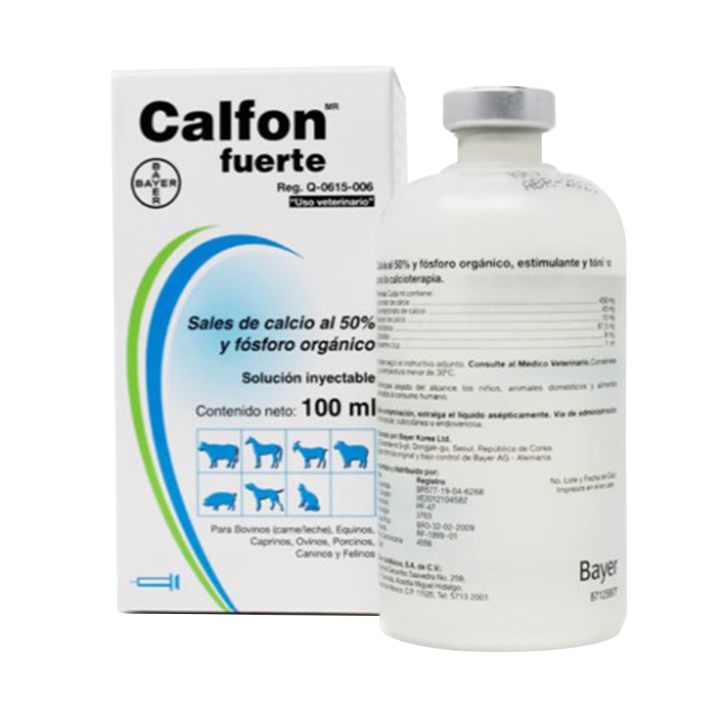 CALFON FUERTE 50% SOLUCION INYECTABLE 100 ML