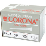 CLAVO PARA HERRAR CORONA REGULAR (250 CLAVOS)