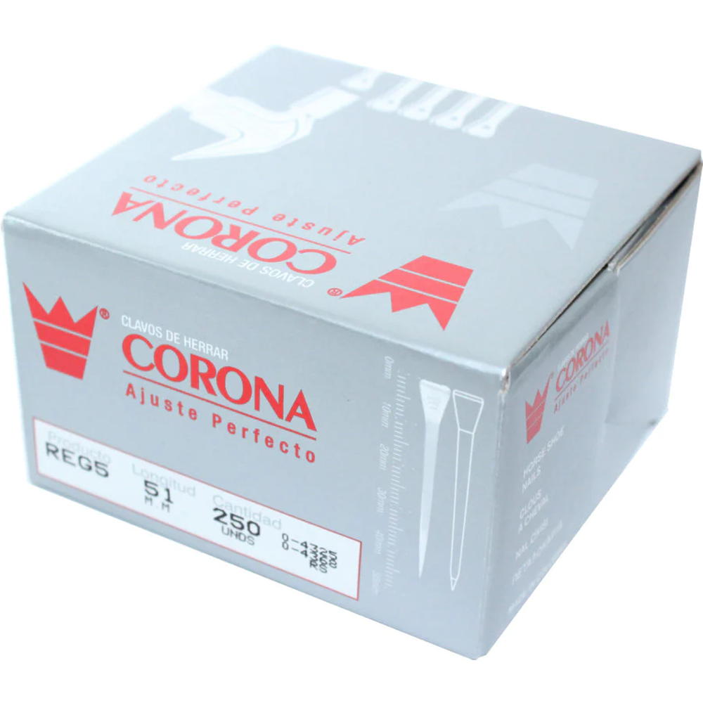 CLAVO PARA HERRAR CORONA REGULAR (250 CLAVOS)
