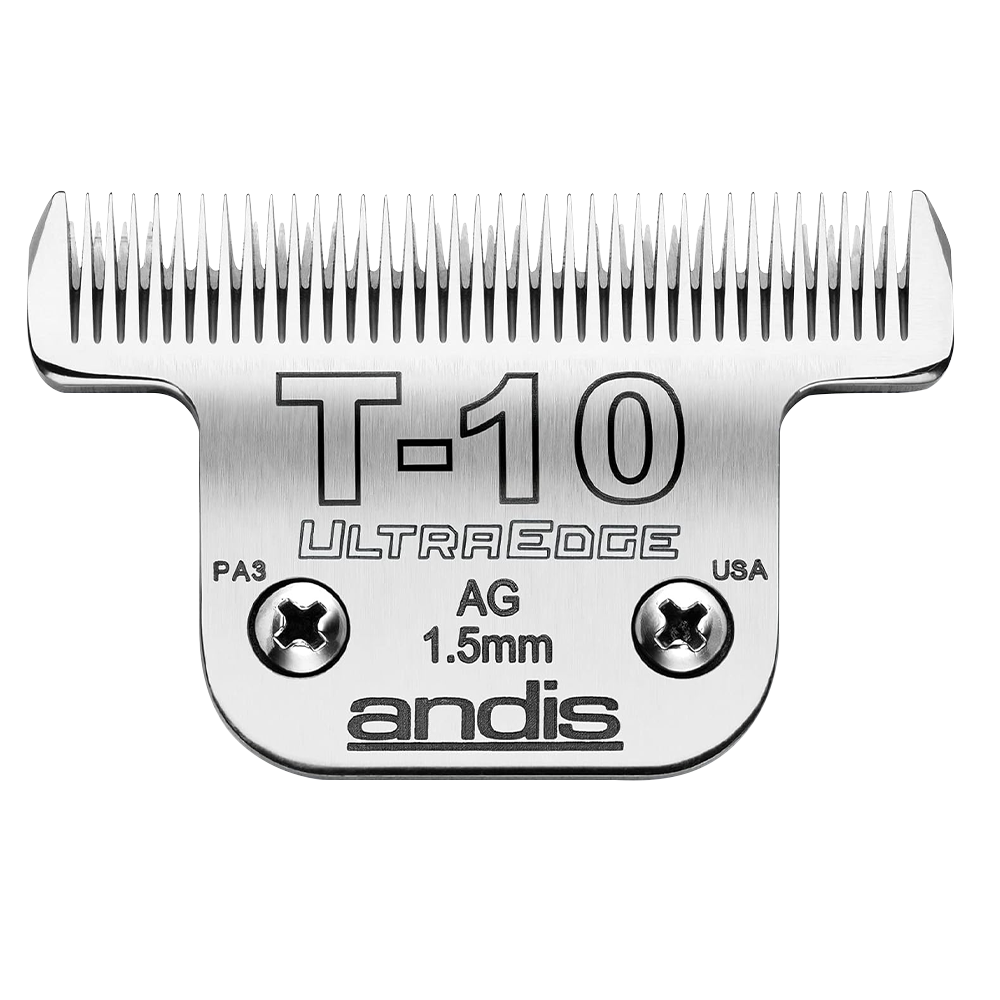ANDIS ULTRAEDGE JUEGO DE CUCHILLAS PARA TRASQUILADORA #T-10 3/32 INCH - 2.4 MM (PARA CABALLOS)