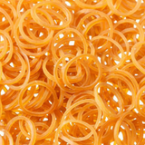 TOUGH 1 PAQUETE DE 500 LIGAS DE HULE  PARA PEINAR CRIN Y COLA