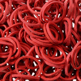 TOUGH 1 PAQUETE DE 500 LIGAS DE HULE  PARA PEINAR CRIN Y COLA