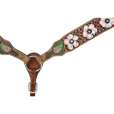 TOUGH 1 CONJUNTO DE CABEZADA Y PECHERA SILVER ROYAL