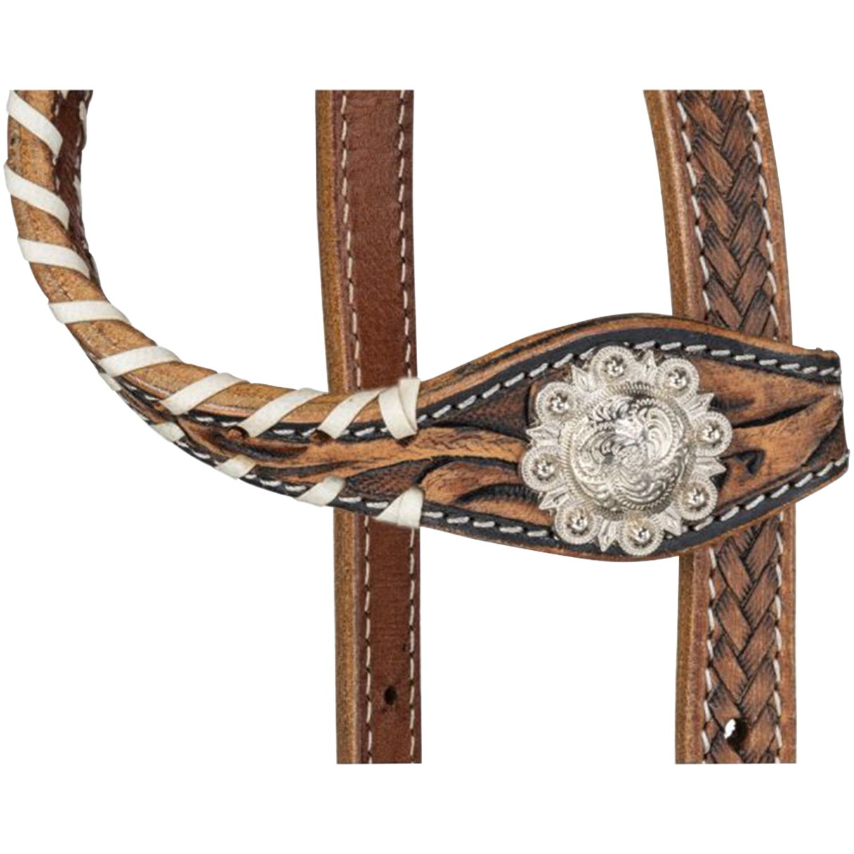 TOUGH 1 CONJUNTO DE CABEZADA Y PECHERA SILVER ROYAL