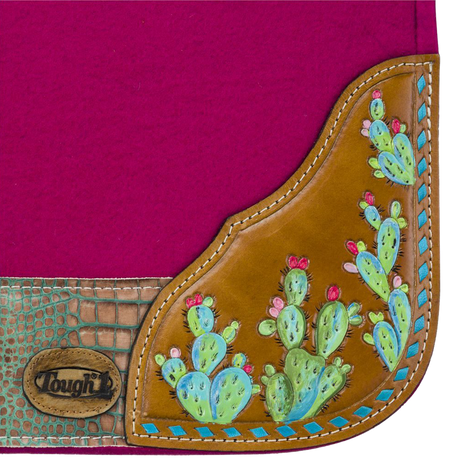 TOUGH 1 SUADERO PARA SILLIN PINTADO A MANO 31'' X 32''