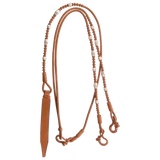 TOUGH 1 RIENDAS TRENZADAS ROMEL CON VIROLAS DE PLATA ROYAL KING