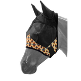 SHOWMAN MASCARA ANTIMOSCAS CON OREJAS Y ESTAMPADO AZTECA MEDIANA