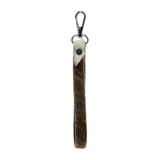SHOWMAN HAIR ON COWHIDE WRISTLET LOOP (CLIP LLAVERO)