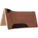 MUSTANG SUADERO CONTORNEADO DE GAMUZA SINTETICA CON PARTE INFERIOR DE VELLÓN 32"X32"