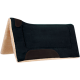 MUSTANG SUADERO CONTORNEADO DE GAMUZA SINTETICA CON PARTE INFERIOR DE VELLÓN 32"X32"