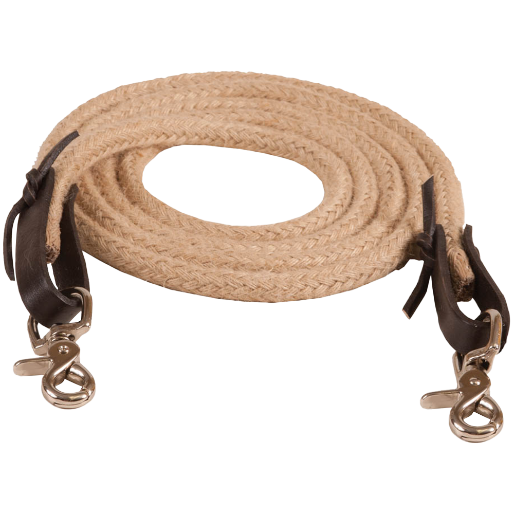 MUSTANG RIENDAS DE YUTE PARA ROPING 1/2"X8'