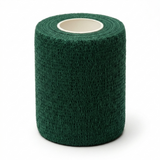 Rollo de venda cohesiva Vetrap color verde cazador de 4 pulgadas de ancho