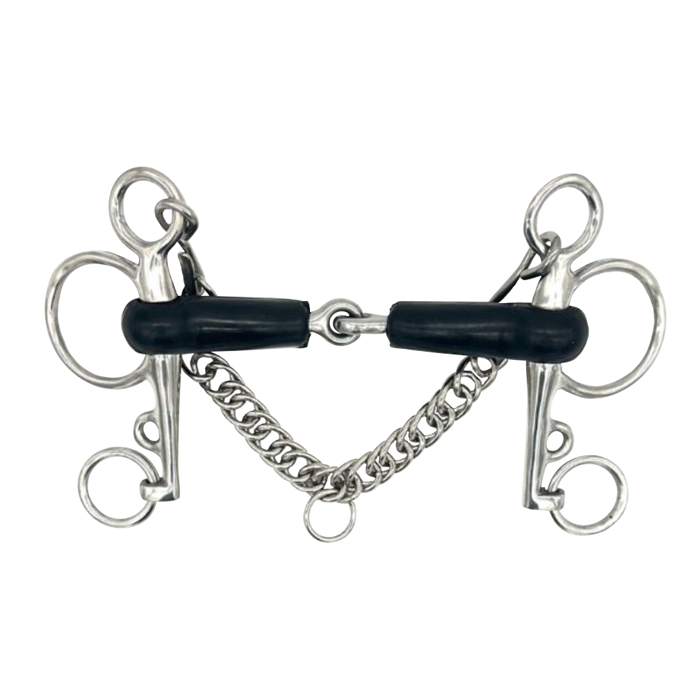 BOCADO SINGLE JOINT RUBBER PELHAM