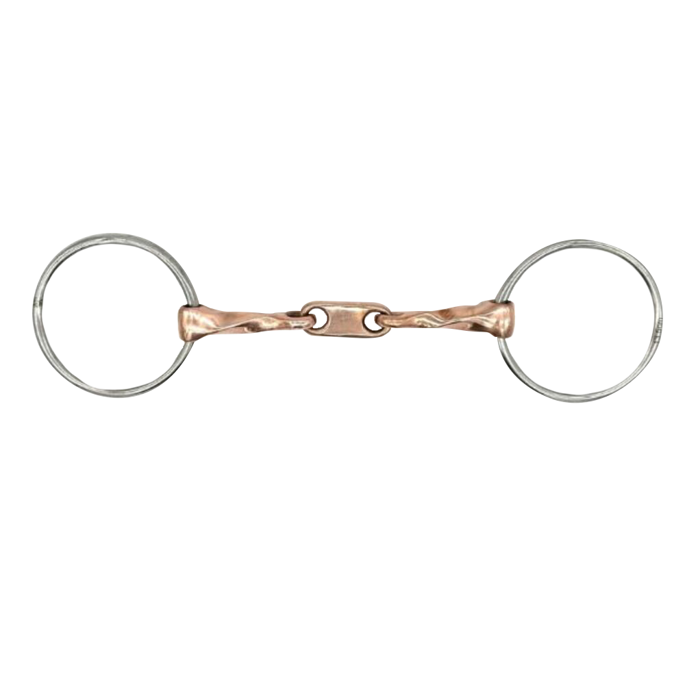 BOCADO TWISTED COPPER LOOSE RING W/ DR. BRISTOL LINK 135
