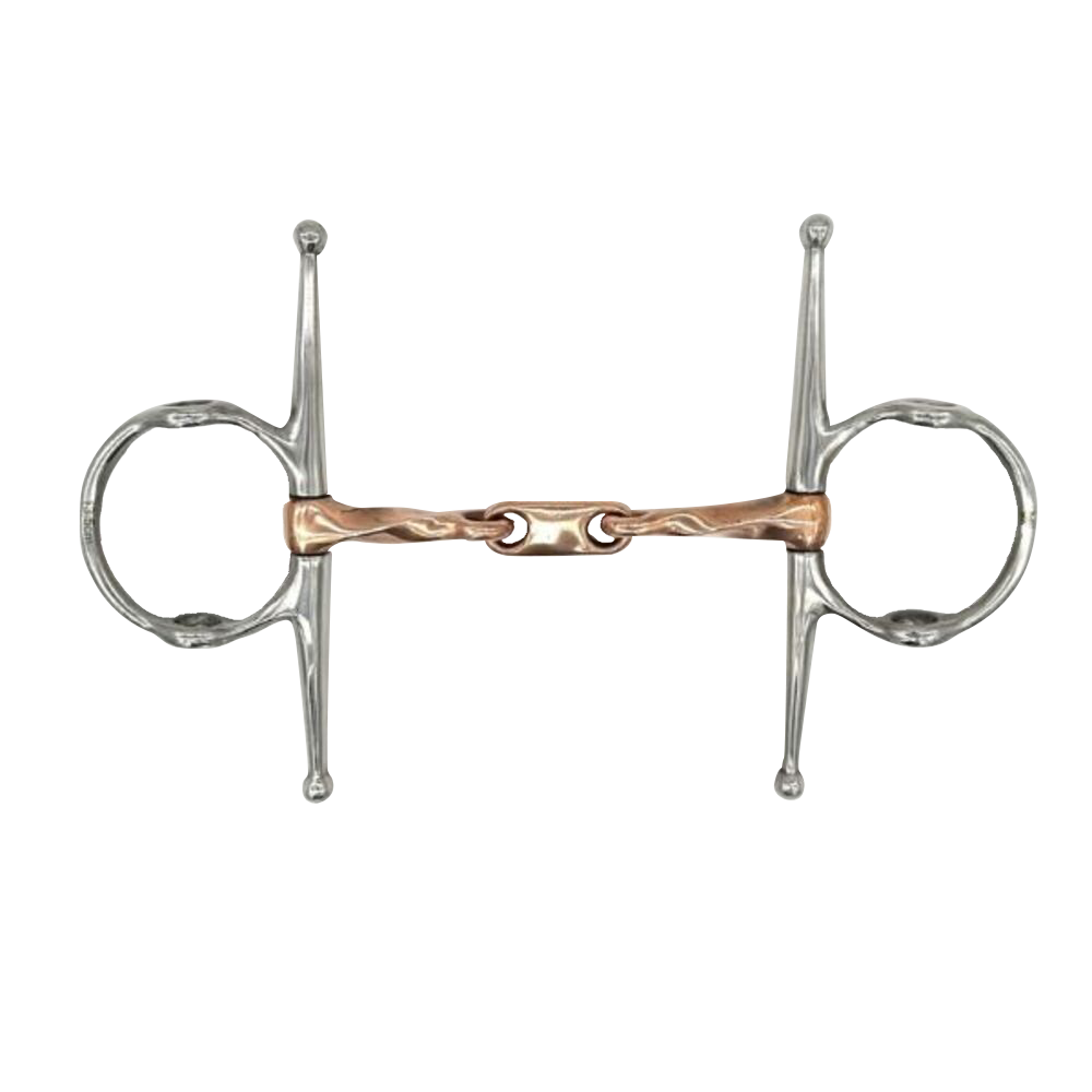 BOCADO TWISTED COPPER NELSON GAG W/ DR. BRISTOL LINK 135